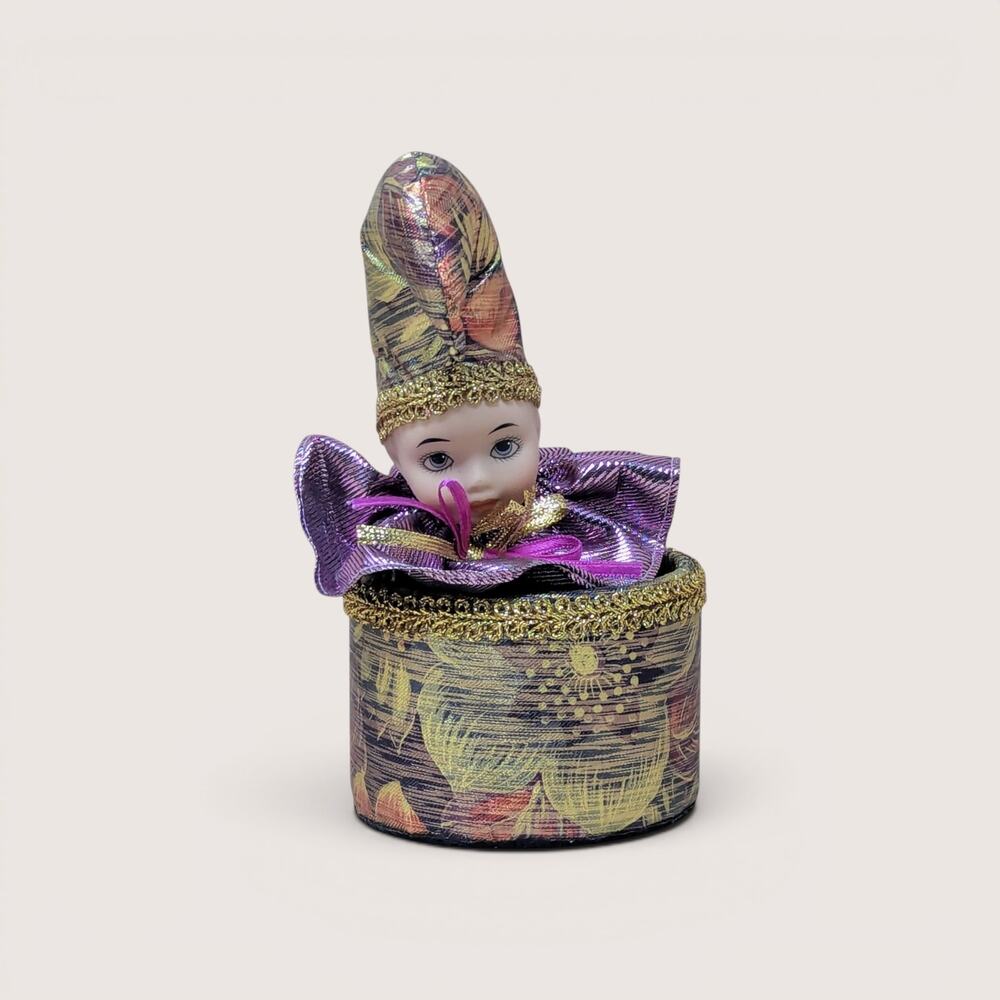 Vintage San Francisco Music Box Company Clown Music Box
